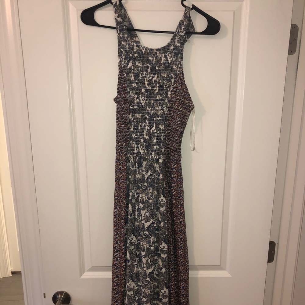 Long fun patterned dress